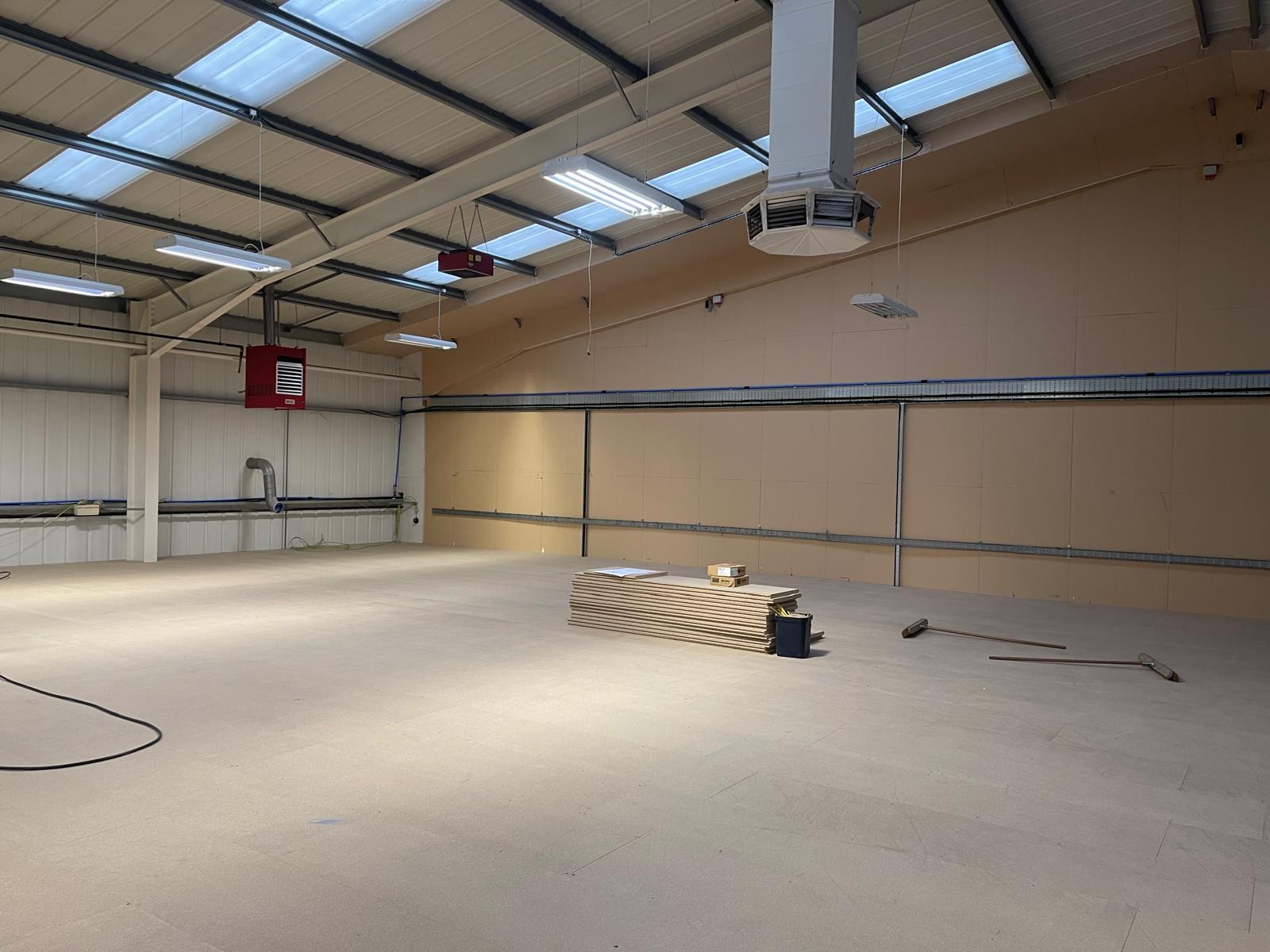 Commercial electrical installation, unit fit out