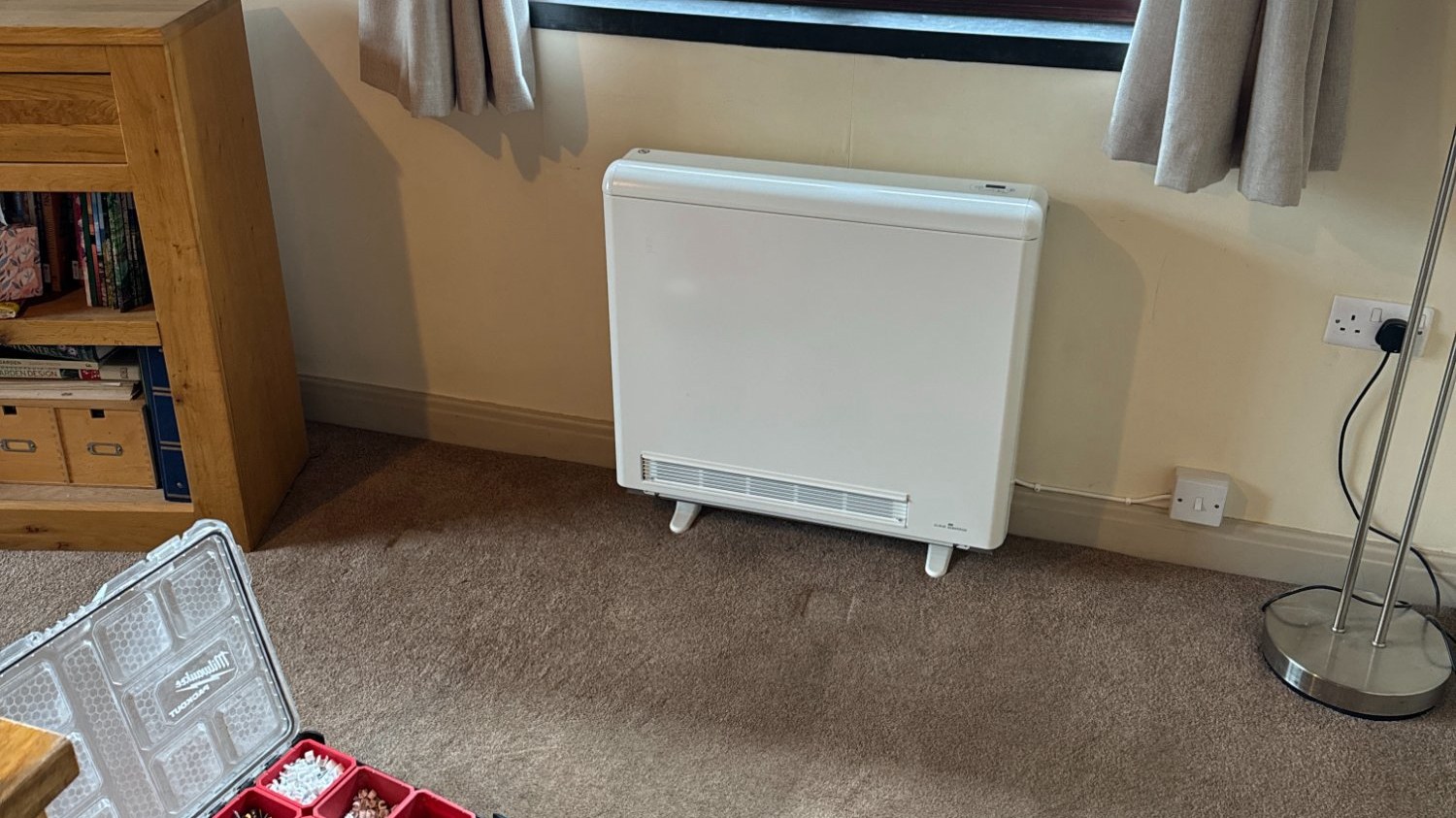New storage heater installation